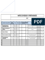 Matriz de Riesgos y Oportunidades