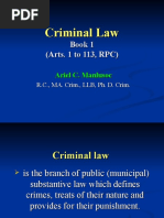 Criminal Law Notes (Book 1)