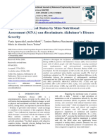 Age and Nutritional Status by Mini-Nutritional Assessment (MNA) Can Discriminate Alzheimer's Disease Severity