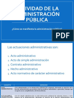 TALLER 2 Actuaciones de La Administración Pública