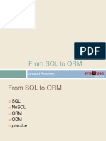 A3 From SQL To ORM