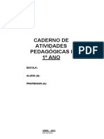 Atividades Pedagógicas 1 Ano