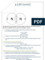 Chapter 14 Nitrogen and Sulphur (Chemistry AS - Level)