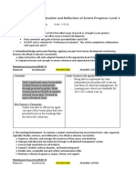 Midterm/Final Evaluation and Reflection of Intern Progress: Level 1