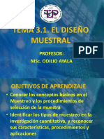 3.1. Diseños Muestrales