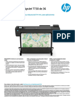 Impresora HP Designjet T730 de 36 Pulgadas