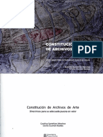 Constitución de Archivos Arte Chile