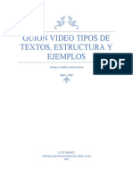 Guión Video Tipos de Textos