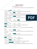 Relative Clauses Handout 1