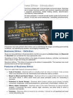 Business Ethics