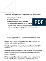 Greedy Vs Dynamic Programming Approach