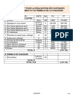 Devis Estimatif Caniveau+dallette