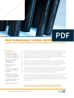 Heat-Shrinkable Tubing (WCSM) : Heavy Low Voltage Insulation and Outer Sealing Tubings