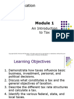 Module 1 PPT Introduction To Tax