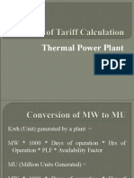 Basics of Tariff Calculation