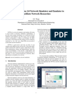 Using The Nctuns 2.0 Network Simulator and Emulator To Facilitate Network Researches