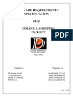 Software Requirements Specification FOR Online E-Shopping Project