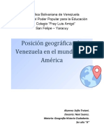 Posicion Geografica de Venezuela