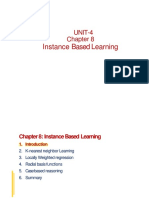 Instance Based Learning