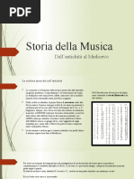 Storia Della Musica - La Notazione