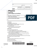 June 2015 QP - Unit 4 Edexcel Physics A-Level