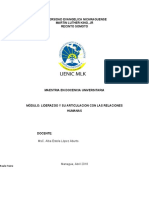 Modulo de Liderazgo y Su Articulacion Con Las Relaciones Humanas