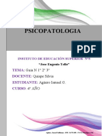 TP N°1,2,3 - Aguero Ismael - Psicopatologia