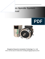 S Series Spindle System Manual: Hangzhou Bergerda Automation Technology Co., LTD