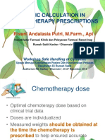 Basic Caculation in Chemotherapy (Risani)