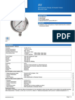 SS Pressure Gauge (Compact Case) Bourdon Type: Special Features