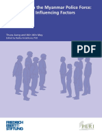 Public Trust in The Myanmar Police Force: Exploring The Influencing Factors