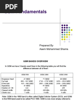 GSM Fundamentals: Prepared by Asem Mohammed Shams