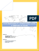 State Responsibility, International Claims, & Territory of States