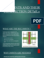 RCC Joints and Their Constrction Details