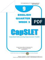 English Quarter 3 Week 3: Capsulized Self-Learning Empowerment Toolkit