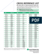 Cross Reference List: GE Series SB1 To Electroswitch Series 24