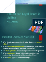 Lec 3 - Legal and Ethical Issues Involved in Personal Sellings