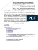 Lista de Campos MARC, Instrucciones RDA y Signos de Puntuación