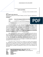 Carta Notarial