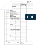 Maintenance Clearance Checklist