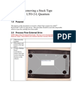 Removing A Stuck Tape LTO-2-L Quantum: 1.0 Purpose