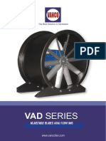 Vad Series: Adjustable Blades Axial Flow Fans