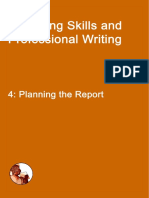 ELD Reporting Skills Module 4 Planning The Report