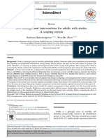 Self-Management Interventions For Adults With Stroke: A Scoping Review