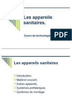 Les Appareils Sanitaires.: Cours de Technologie Sanitaire