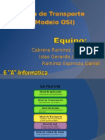 Capa de Transporte Del Modelo OSI