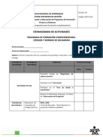 Cronograma Actividades