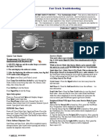 Fast Track Troubleshooting: Model: WF331ANW/XAA WF331ANR/XAA