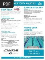 Detroit Lakes Swim Lessons Spring Summer