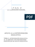 Tema 3 Apoyo A La Intervencion Educativa